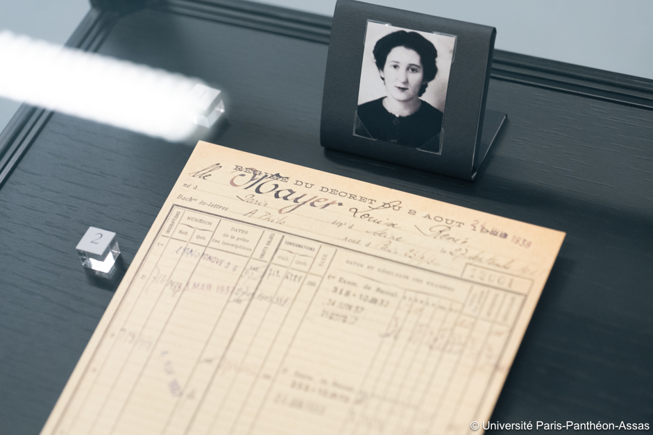 exposition EXCLURE, PERSÉCUTER, RÉINTÉGRER : Des victimes de la législation antisémite à la faculté de droit de Paris (1940-1945)