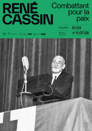 Visuel de l'exposition sur René Cassin